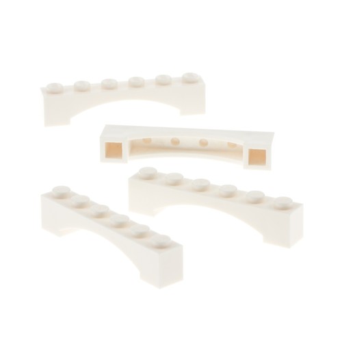 Lego bogenstein 1x6x1 weiß - lego,