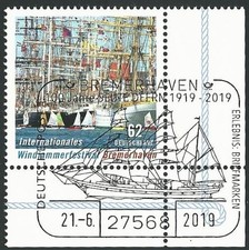 3172 , Windjammer Festival , gest. Sst. BREMERHAVEN anl. 100 Jahre Seute Deern