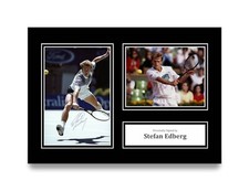 Stefan Edberg signed A4 Foto