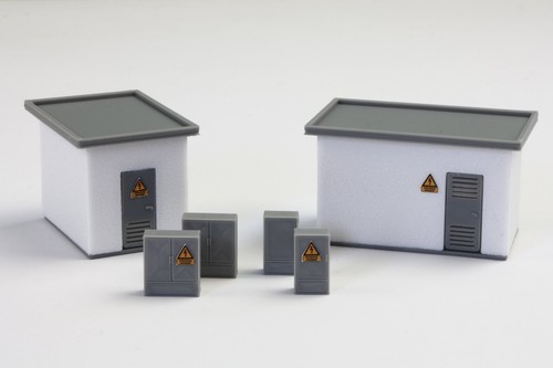 Trafohaus trafostation - h0,