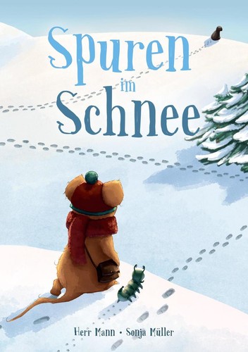 Spuren schnee herr mann - im,