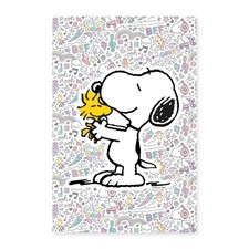 Peanuts Snoopy Und Woodstock Poster 60x90 cm, One size, Weiß