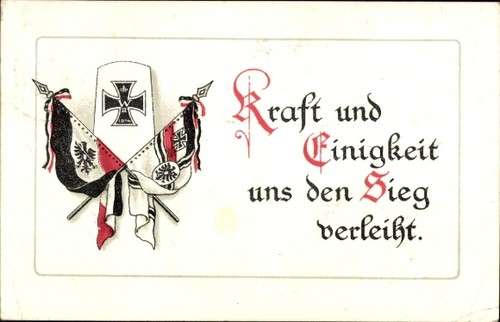 Kraft und einigkeit uns - ak, den