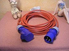 12M CEE Kabel in Signalfarbe Rot 250V Camping Wohnwagen Wohnmobil Boot IP44