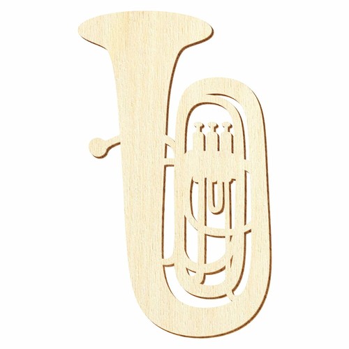 Holz tuba deko zuschnitte - tuba,