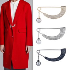 Strass Brosche Tuchclip