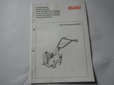 Ersatzteilliste Hako Combinette (3618) Original  Hako Hausdruckerei