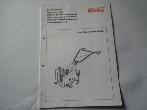 Ersatzteilliste hako - ersatzteilliste,