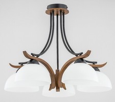 Hängelampe 5-flammig Holz