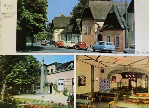 Wien grinzing maly 1960er - ak,