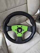 VW Golf Cabrio 155 RAID Sportlenkrad 17" KBA:70219 M147 Narbe Lenkrad GRÜN