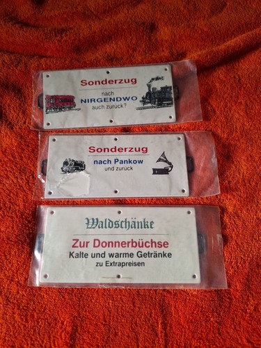 Zugschilder sonderfahrt - zugschilder, /