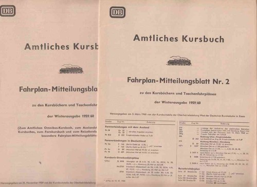 Amtliches kursbuch - amtliches,