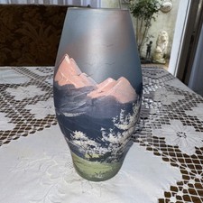 Antike massive Vase aus Glas