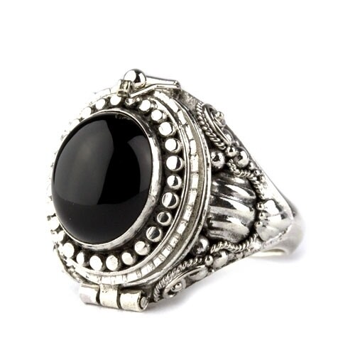 Gothic silber giftring mit - giftring,
