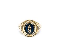 High School College Herren Ring | Siegelring | USA | JOSTEN © | GR 58 10K Gold