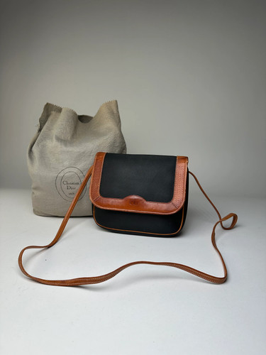 Vintage dior canvas leather - canvas,