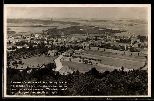 Vaals panorama vanaf - ak,