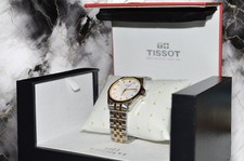 Tissot PR 100 Quartz Herrenuhr Edelstahl/Gold Saphirglas Swiss Made Box & Papier