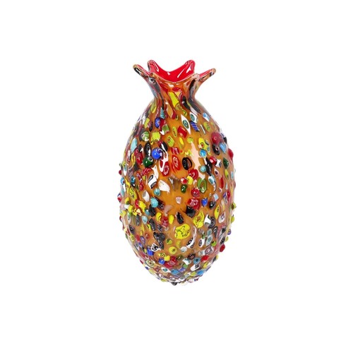 Bunte vase mundgeblasenes glas - mundgeblasenes,