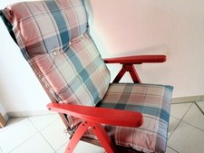 Sitzauflage/Polsterauflage für Hochlehnengartenstuhl 50x120cm  HARBO