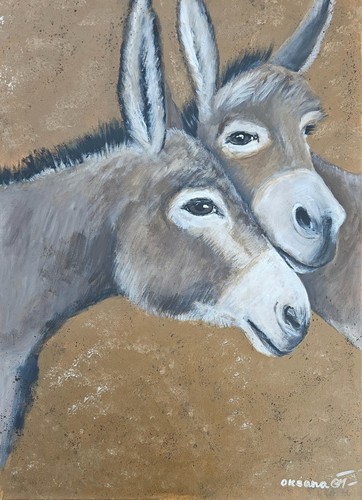 Acrylbild original gemälde - gemälde, "