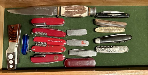 Vintage taschenmesser sammlung - taschenmesser,