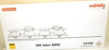 Märklin H0 94188 Set Autotransporter "100 Jahre ADAC" mit Offs 59 + 6 Wiking Y24