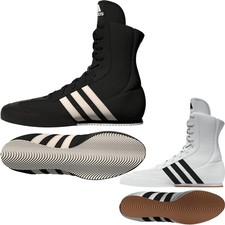 adidas Boxschuhe Box Hog 2 Schwarz Weiß 3.5 - 15 Boxen Boxerstiefel Boxing Boots