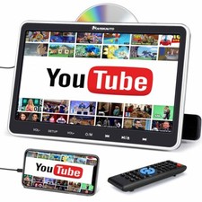 10.1 Zoll Tragbarer DVD Player Auto TV Kopfstütze Monitor HDMI SD USB Für Kinder