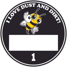 2x Euro Plakette Biene