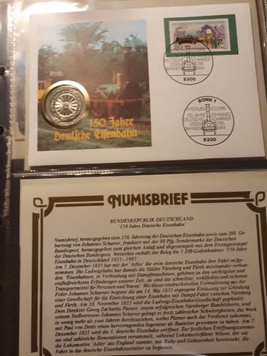 Numisbrief 150 jahre deutsche - 150,