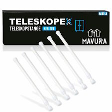 TELESKOPEX 6Stk Teleskopstange Schrankstangen Klemmstange Spannstangen Schränke