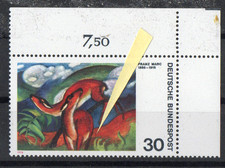 Abart/Plattenfehler BRD 822 f