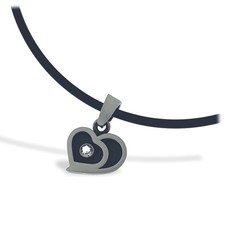 Finnlandschmuck Nordform Herz-Anhänger Bergkristall N-3-1213