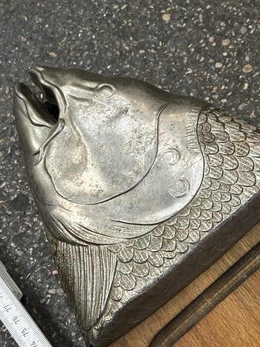 Alte große fischplatte - alte,