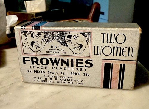 Vintage two women frownies p - two, b&p