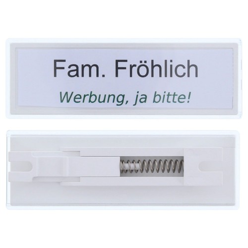 Briefkastenschild namensschild - briefkastenschild,