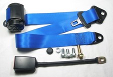 Vorderer, blauer Automatik 3 - Punkt Sicherheitsgurt  alle Trabant , Sachsenring