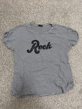 Zara T-Shirt Damen Gr. M Black/ White