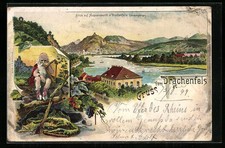 Lithographie Drachenfels