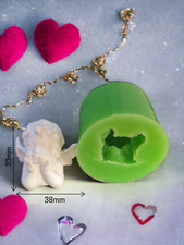 Silikonform matt Giessform Skulpturen Kleiner Engel Engelchen (016)