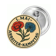 Button 1. Mai Arbeiterkampftag