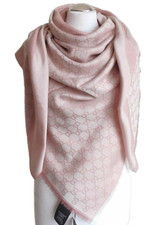 GUCCI Schal Tuch Wolle Seide