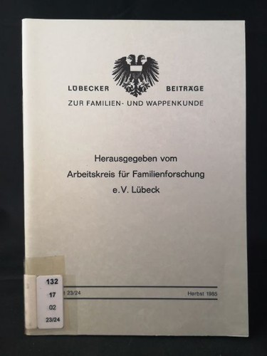 Lübecker beiträge zur - beiträge,