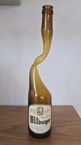 Bitburger bierflasche glas - bitburger,