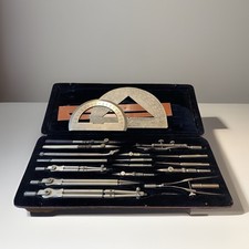 Antiker, C.RIEFLER.NESSELWANG | ZIRKELKASTEN | REISSZEUG | *VARIANTE | um 1890