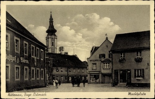 Nittenau der oberpfalz - ak,