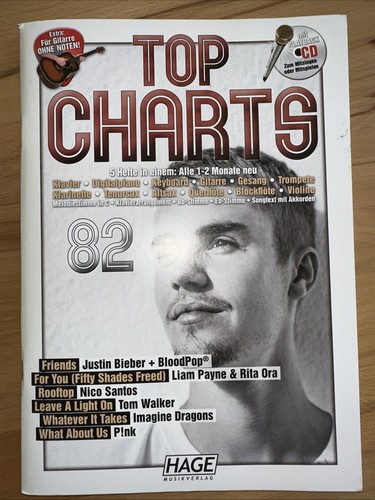 Notenheft top charts - charts, hage