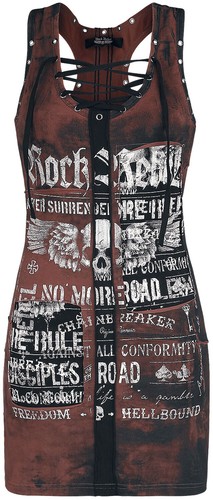 Rock rebel emp damen - rock,
